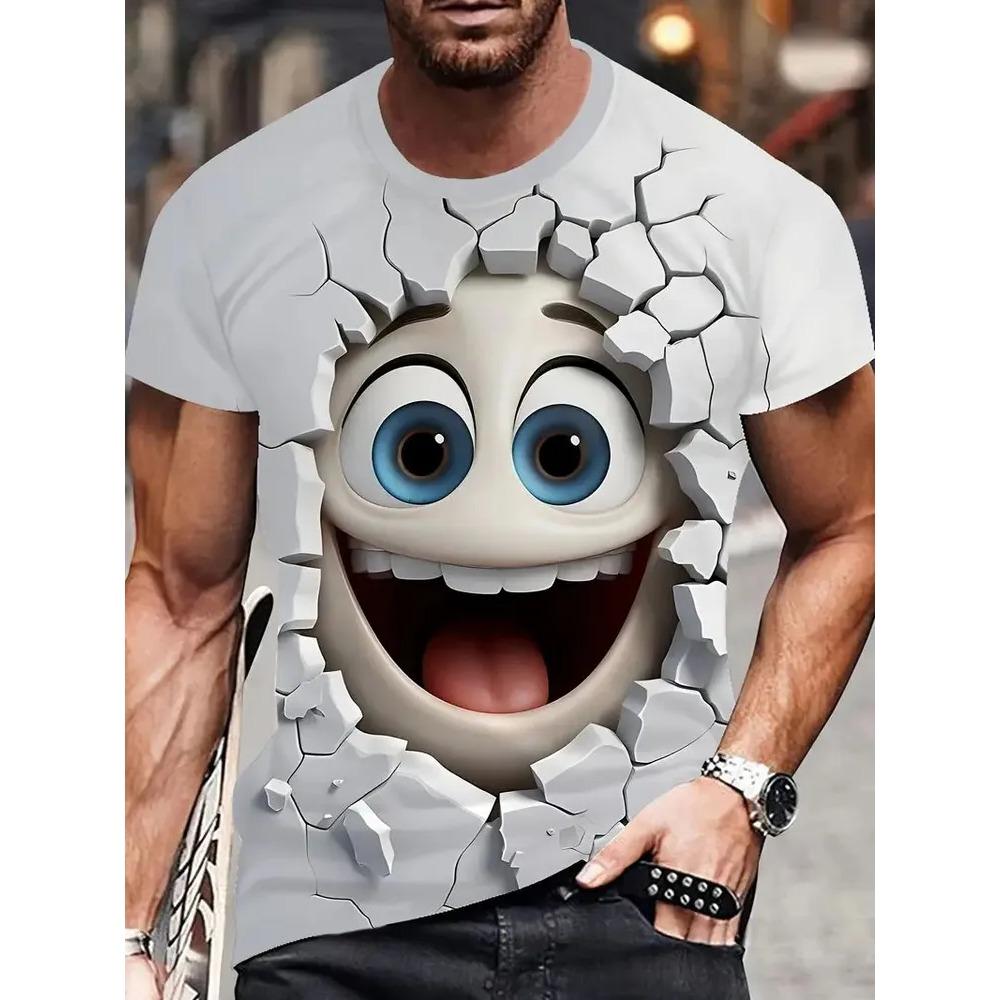 Men's 3D versatile casual top T-shirt