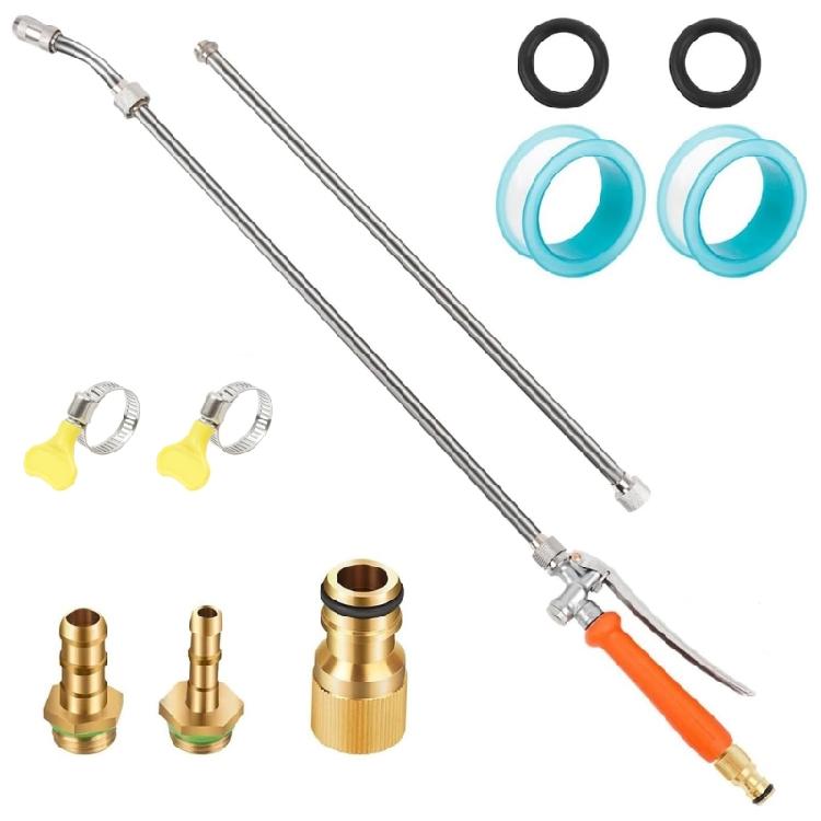 

Convertible Sprays Poles With Steel Lock Mechanism Ergonomic Handle For Hard Deep Cleaning 1