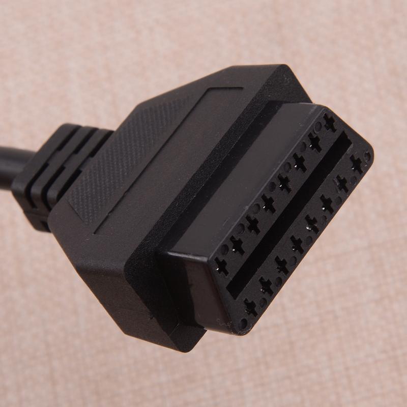 Diagnostic Scanner Cable Wire Plug Connector Adapter 6 Pin To OBD2 16 Pin Motorcycle Fit For Kawasaki