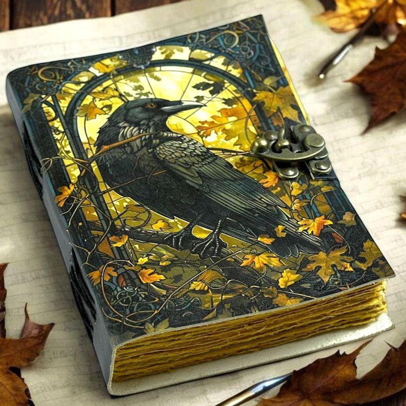 Leder-Tagebuch: Gotisches Grimoire Buch der Schatten