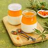 10Pcs 4 Oz Clear Yogurt Jars With PE Lids, Glass Pudding Jars Yogurt Jars Ideal for Jam, Honey, Wedding Favors, Shower Favors