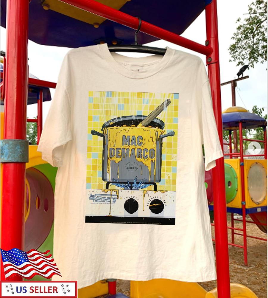 

Mac DeMarco Chris Cohen 2014 Fillmore Live T Shirt Full Size S5XL Unisex T-Shirt XL