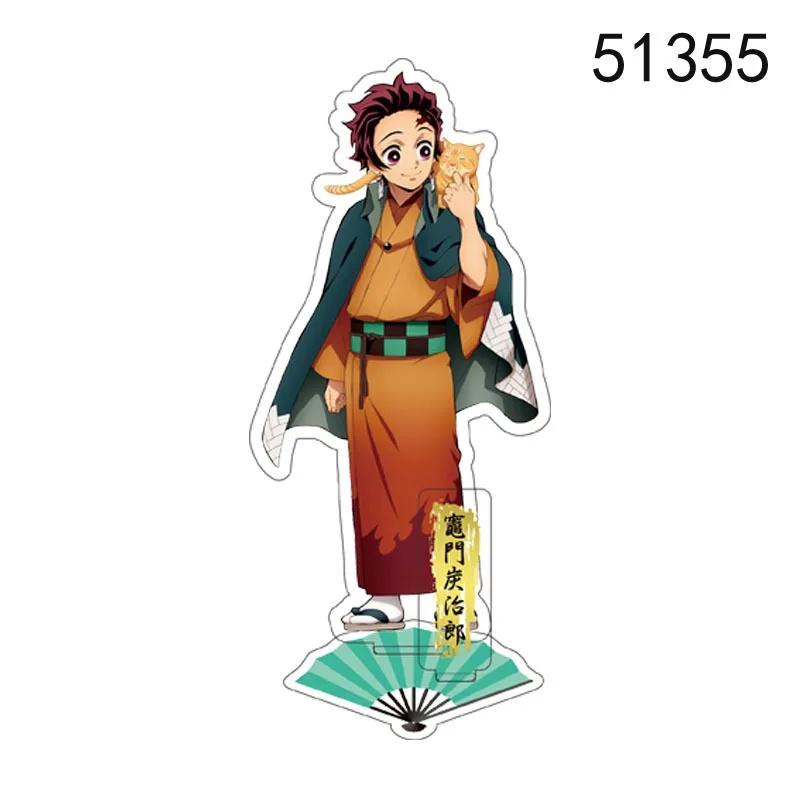 Demon Slayer Acrylic Desktop Stand Ornaments Kimono Nezuko Tanjiro Volunteer Plus Kindness Cartoon Animation Character