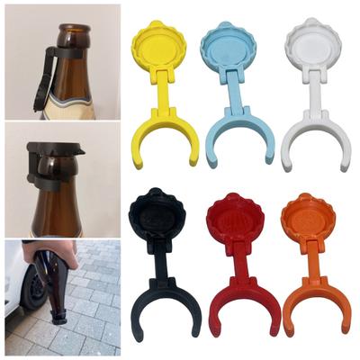 3Pcs Reusable Beer Bottle Sealer with Airtight Lid Non-Twist Cap for Standard 12oz/22oz Glass Bottles PLA Leak-Proof Dust-Free Beer Bottle Lid for