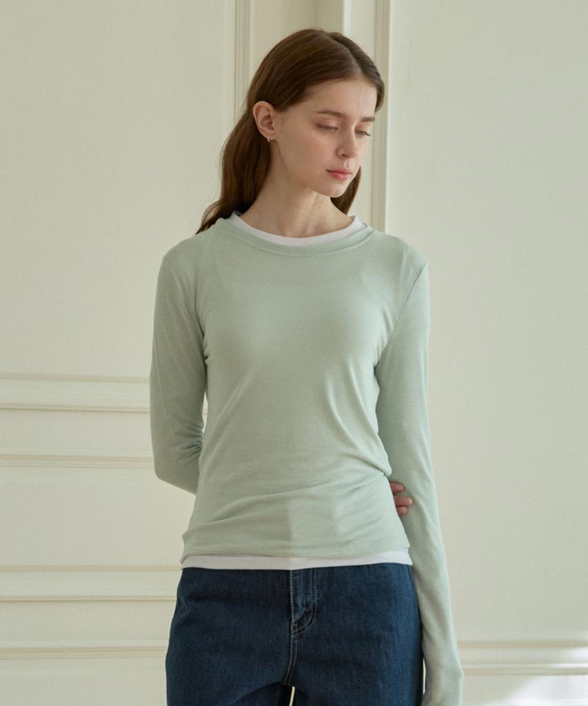Hillioteu Soft Pastel T-Shirt_Mint