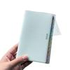 Portable Planner Memo Leather Schedule Notebook Colorful Index Diary Notebook Monthly Weekly Plan Notes for Students