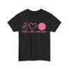 Pickleball Shirt, Peace Love Pickleball Sports Lovers Women Girls Shirt
