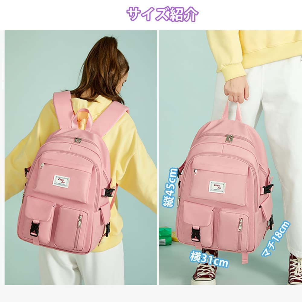 MIPOHAM Backpack for and 14 Large Fits Perfect for and Travel Women, Men, Girls, Dual-Layer Construction, Pockets, Capacity, Unisex, Waterproof,