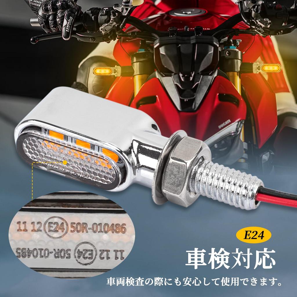 RACEAST Motorcycle Turn Signal General Purpose LED High Brightness 12V