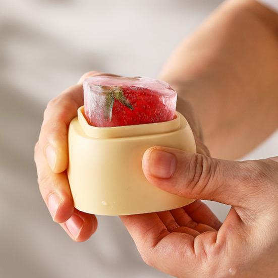 3Pcs Ice Cube Mold Food Grade BPA-Free Heat Cold Resistant Ice Cube Tray