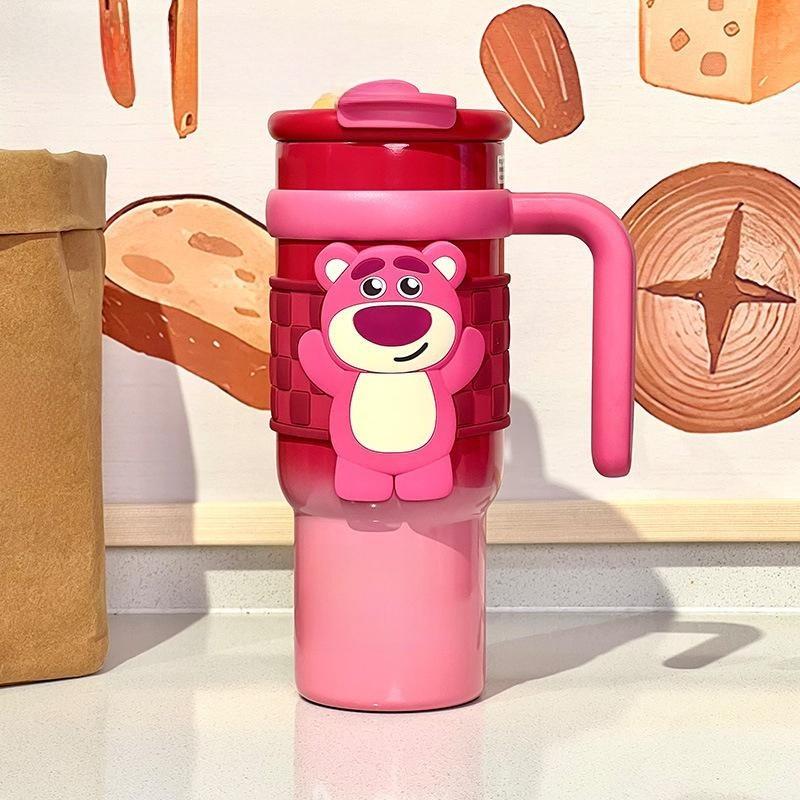 Crayon Shinchan Cartoon Style Reusable Thermos With Handle For Kids And Teens