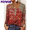 Moda Donna Casual Autunno Inverno Manica Lunga Scollo a U Bluse & Camicie
