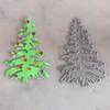 Christmas Tree Party DIY Decoration Holiday Party Ornaments Metal Handicrafts Scrapbook Paper Card Making Decoration
