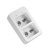 For 9V Ni-MH/Ni-Cd/Li-ion Charger Adapter 2 Slots USB Charger 9V Battery Charger Battery Charger Rechargeable Batteries Charger