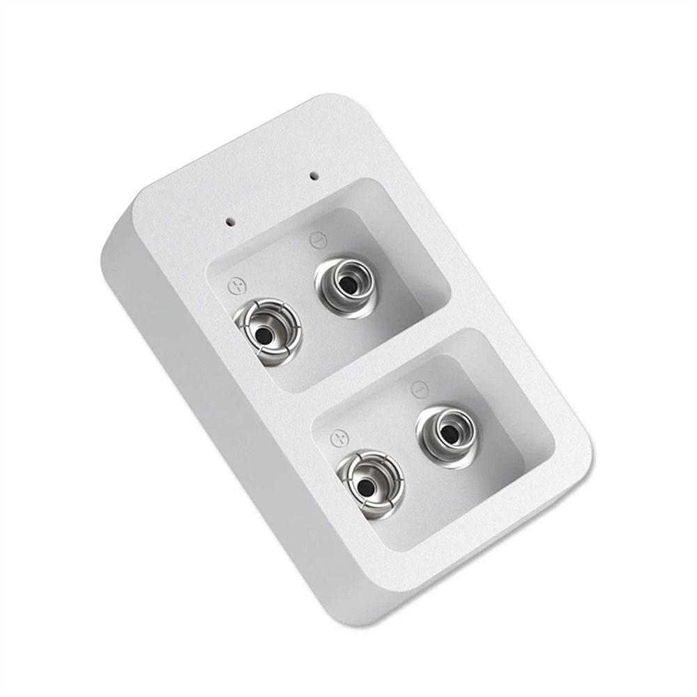 For 9V Ni-MH/Ni-Cd/Li-ion Charger Adapter 2 Slots USB Charger 9V Battery Charger Battery Charger Rechargeable Batteries Charger