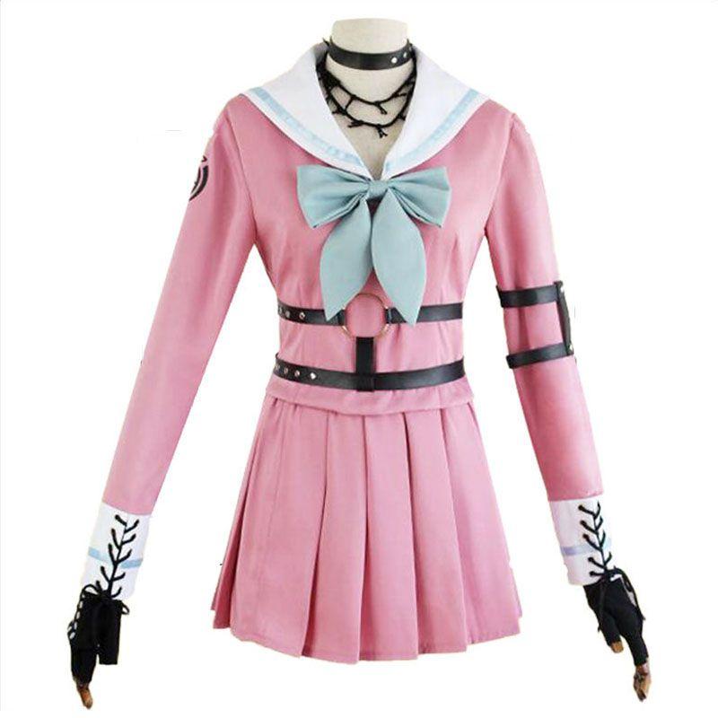 Danganronpa Killing V3 Harmony Iruma Miu Cosplay Halloween Costume Suit Full Set