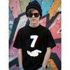 New Children Funny Six Seven Meme Print T-Shirt for Men Novelty Kids Tees Crew Neck Short Sleeve T-Shirt Loose Casual Clothing