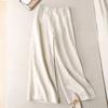 Pants for Women Summer Plus Size Loose Pants Versatile Casual High-waisted Wide-leg Linen Pants