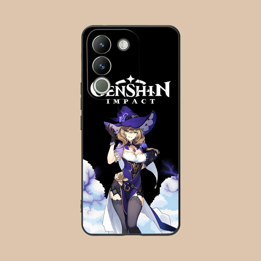 

Game GI Lisa Mobile Phone Case for VIVO V60 V50 V40 V30 V29 V27 V25 V23 Pro Lite 5G Colorful Printing Cover Cover Pretty Luxury vivo V23e