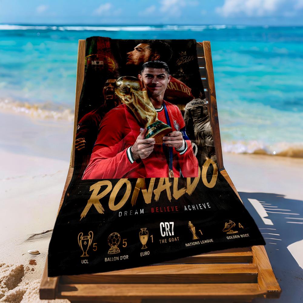 Cristiano Ronaldo Beach Towel Soft Durable Quickdry Comfortable Lightweight