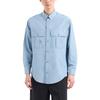 EMPORIO ARMANI Boxy Silk blend Shirt With Pockets EM001530-AF14190-U9289