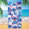 Western Anime Pattern Soft Thick Microfiber Large Towel For Children Beach Swimming