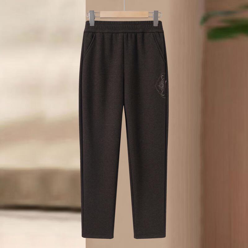 Pierre Cardin Women's Fleece-Lined High-Waisted Straight-Leg Trousers