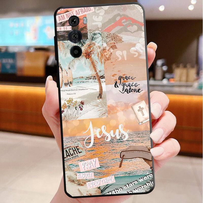 

Aesthetic christian Jesus Phone Case For Motorola Edge 60 50 40 Pro 60 50 40 30 Ultra Neo Fusion Moto G Play G Stylus G Carcasas Moto Edge 50 Ultra