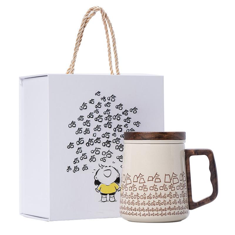 Premium Büro Tassenfilter Pärchenbecher Geschenk zum Eltern- oder Lehrertag Tee-Trennbecher Geburtstags-Souvenir