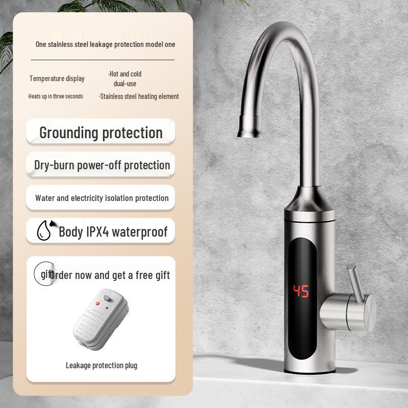 Huijiakang Dual-Use Instant Hot & Cold Electric Kitchen Faucet