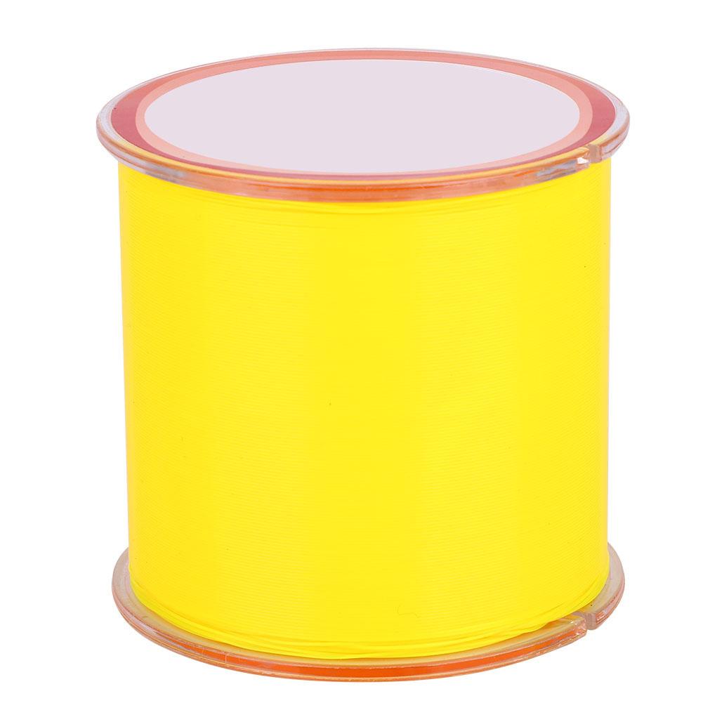 

500m 6 300LB Super Strong Nylon Cord Sea Fishing Line Abrasion Resistant Thread Yellow 8.0