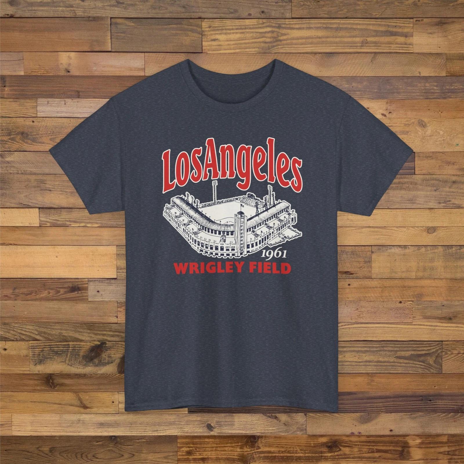 Wrigley Field 1961 Ballpark T shirt - Los Angeles Angels Baseball 3XL
