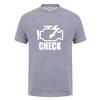 Mechanic Auto Repair Check Engine Light TShirt Funny Birthday Gift For Unisex Daddy Father Husband Short Sleeve Cotton T Shirt Tee