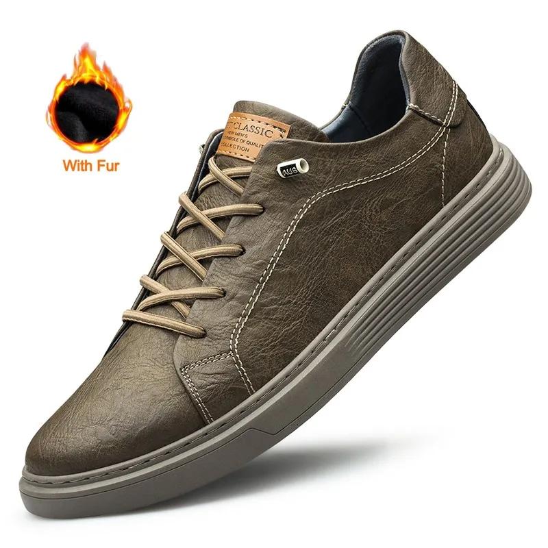 New Mens Casual shoes Fashion Lace-up Sneakers High Quality Outdoor Tennis shoes for Men Sport Italian Designer Shoes Mocassins