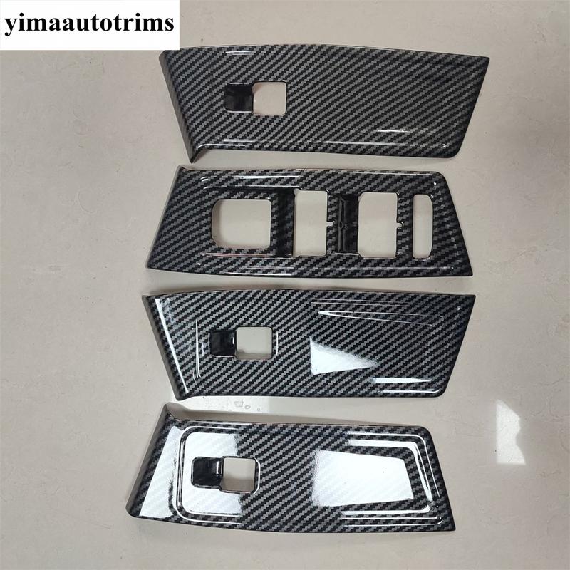 For Volkswagen T-Roc T Roc 2018 - 2025 Car Inner Door Armrest Window Lift Button Panel Decoration Sequ Cover Trim Accessories