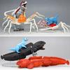 Japanese Ocean Monsters Gashapon Toys Macrocheira Kaempferi Wolf Fish Joints Movable Simulation Figure Model Ornaments Toys