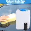 Swess Car Windshield Washer Pump Universal Reservoir Kit 99300 Fluid Reservoir Tank Bottle With Pump