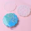 STOBOK DIY Silicone Flower Lace Storage Box Mold with Lid, Epoxy Resin Art Crafts Mold for Jewelry, Candle Holder, Beads Container, 5.15 X 5.15 X