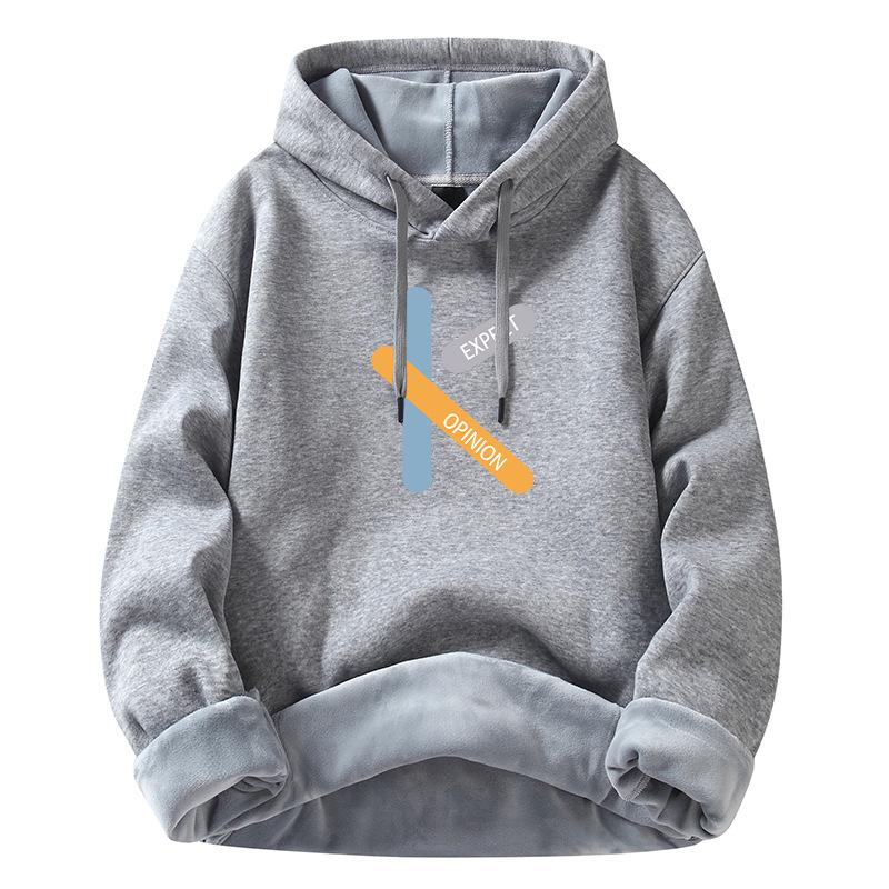 Men's Hoodie Loose Sweatshirt Warm Top Trendy Versatile Casual Sweatshirt