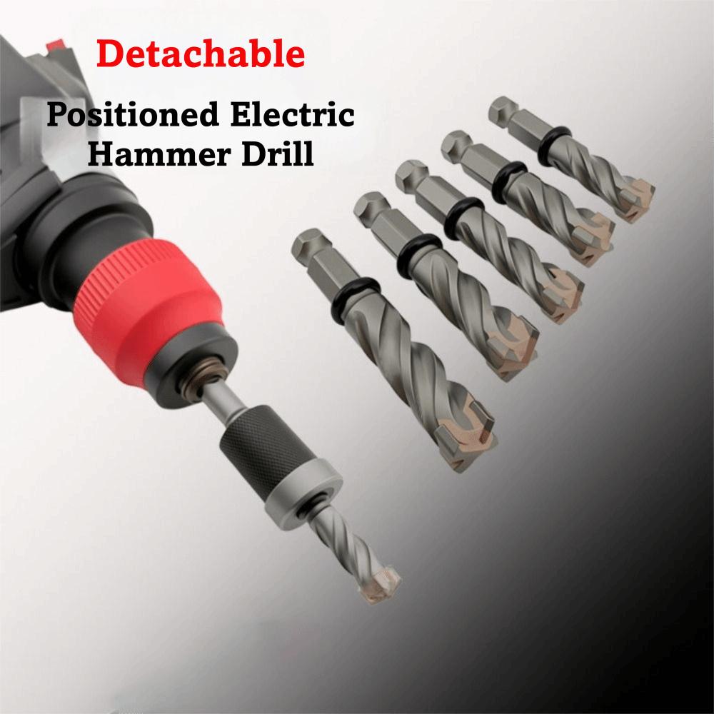 Geteilter abnehmbarer Tiefenanschlag Schnell Scharf Betonbohrer Einfach zu installieren Sechskant-Schnittstelle Mauerwerkbohrer
