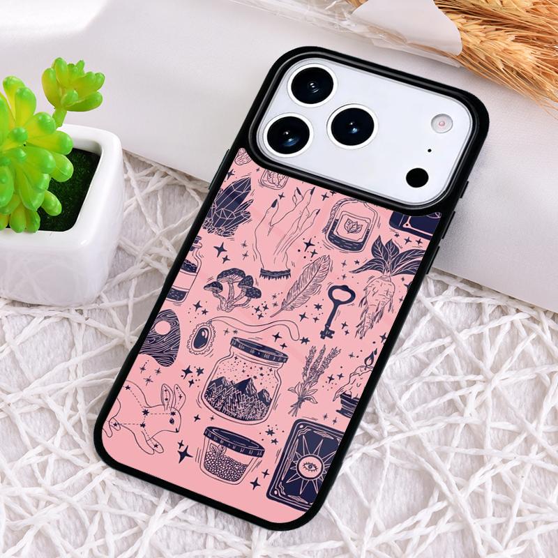 Witch Aesthetic Art Shockproof Phone Case for iPhone 17 Air 16e 15 11 12 14 13 Pro Max Cover Coque