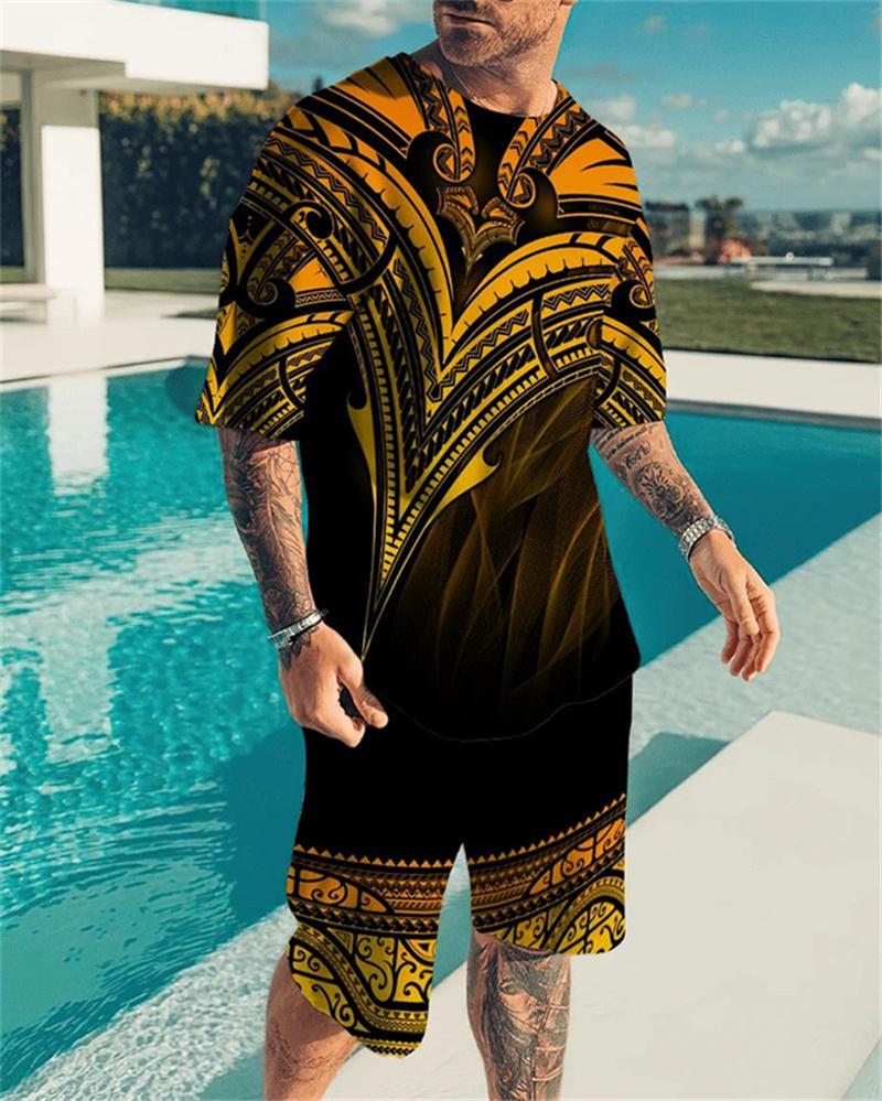 Tshirt da uomo Stampa digitale 3D alla moda Pantaloncini Sleeve_Beach da  uomo Set T-shirt all-match da uomo + Set pantaloncini acquista in modo  economico — spedizione gratuita, recensioni reali con foto —