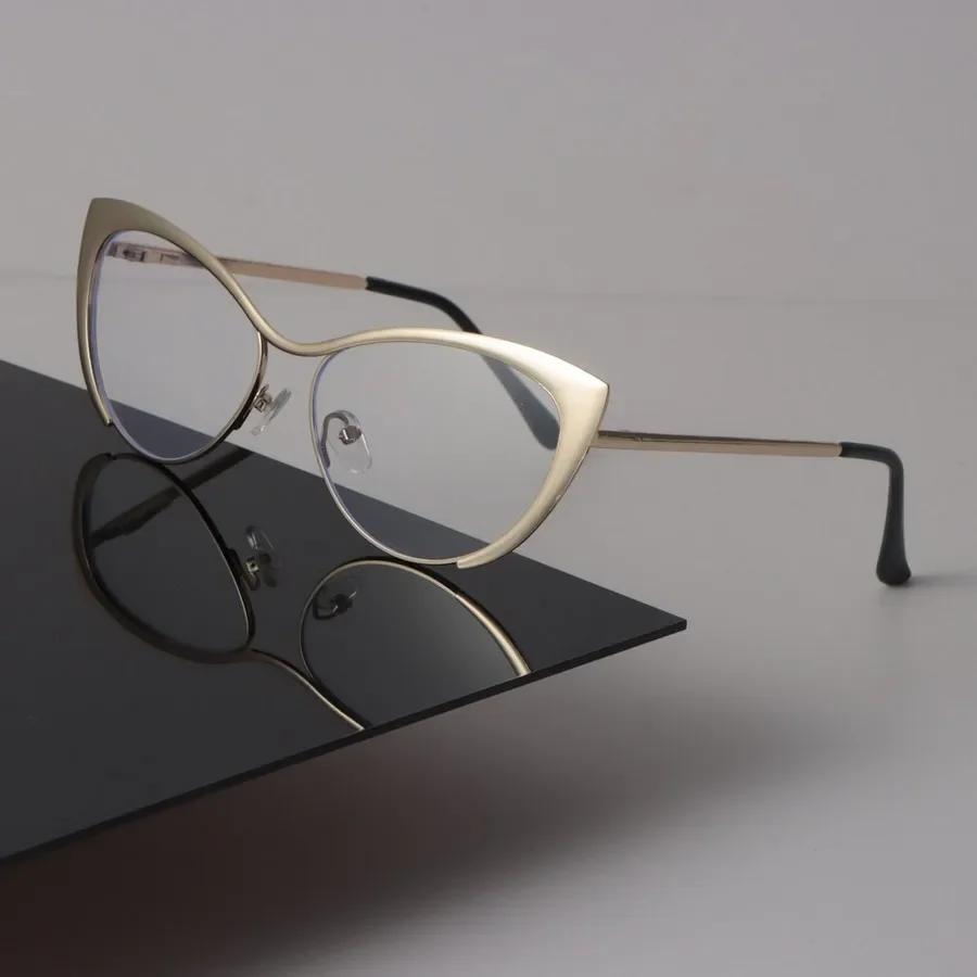 

Luxury Cat Eye Frame Eyeglass Women Men Minimalist Transparent Glasses Cool Clear Lens Frame Glasses