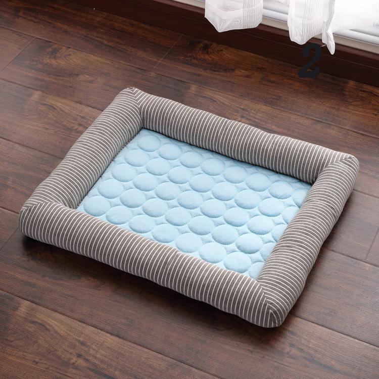 Cooling Ice Silk Mat Cat & Dog Bed for Summer