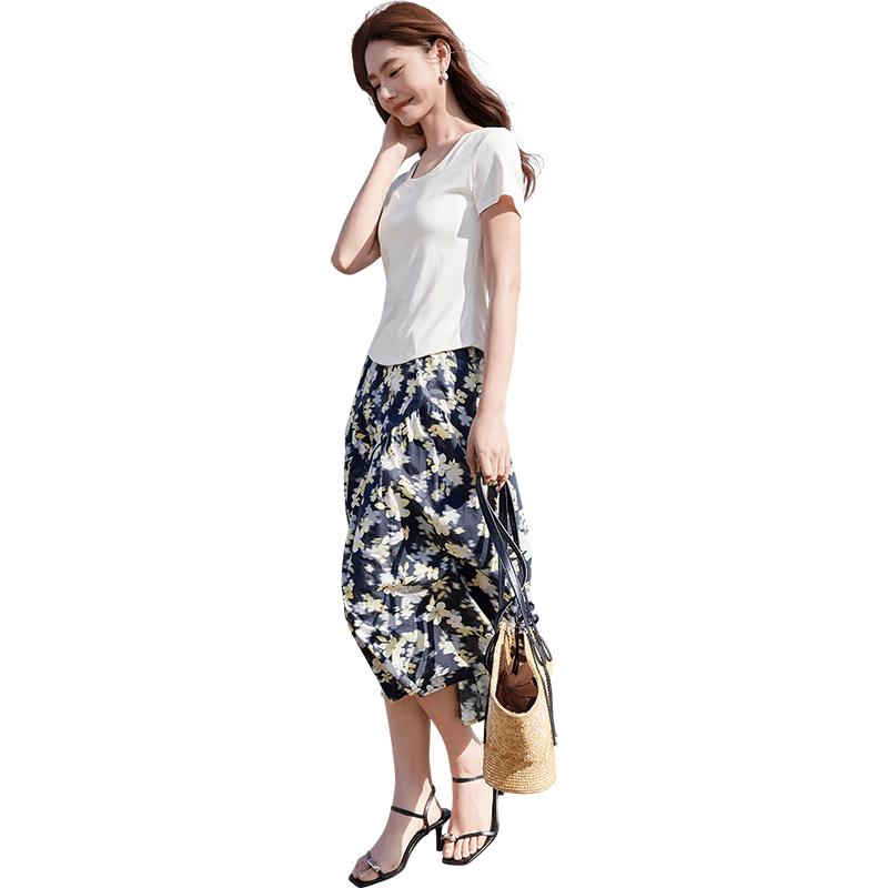 Xiangying 2025 Summer Women s Short Sleeve T-Shirt S