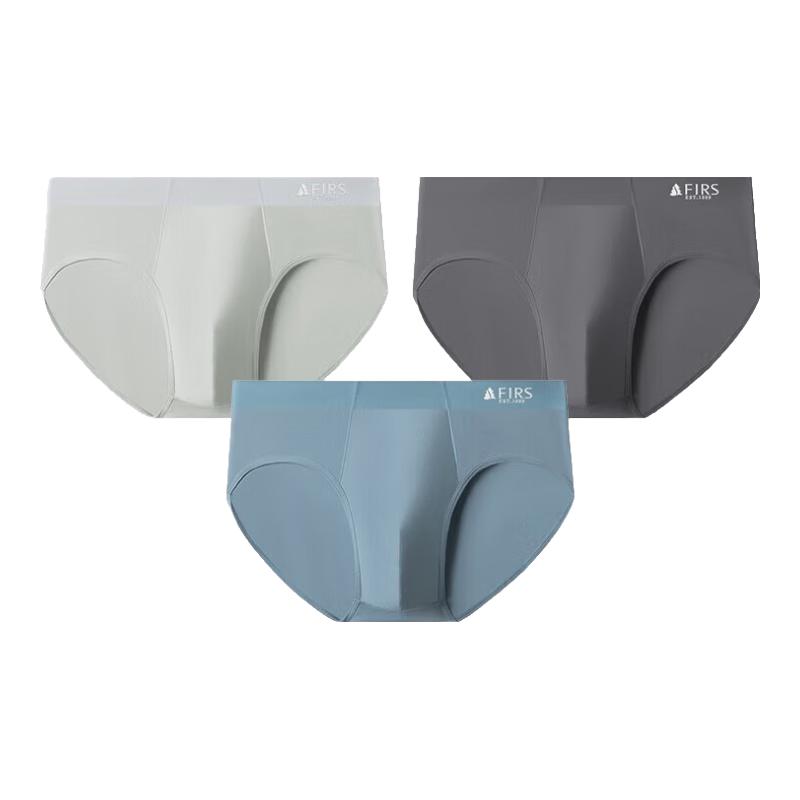 Shanshan Men's Pure Cotton 7A Antibacterial Mid-Waist Briefs