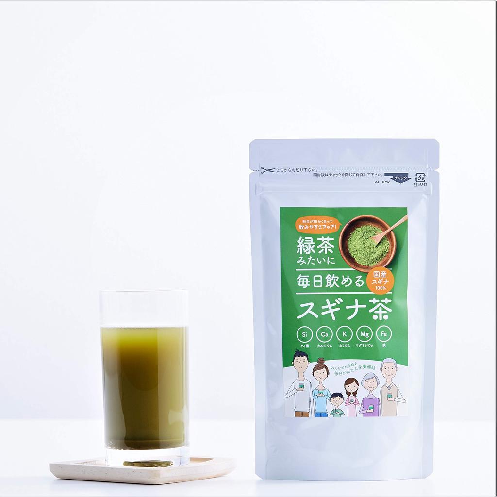 Horsetail Tea That You Can Drink Every Day Like Green Tea (100g Bag) Powdered Tea Made from 100% Kyushu-grown Horsetail