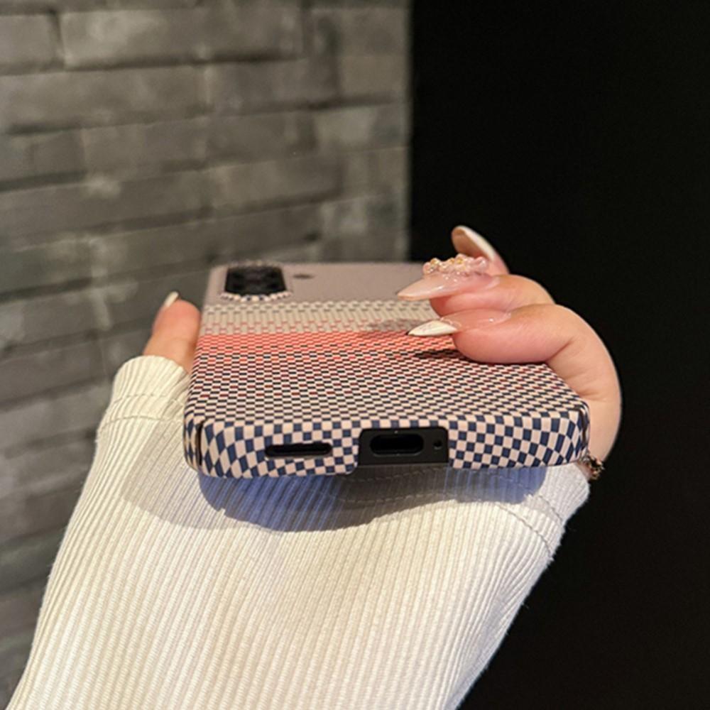 Slim Magnetic Carbon Fiber Pattern Case For Samsung Galaxy S23 S24 S2 Ultra Plus For Shockproof Hard PC Cover