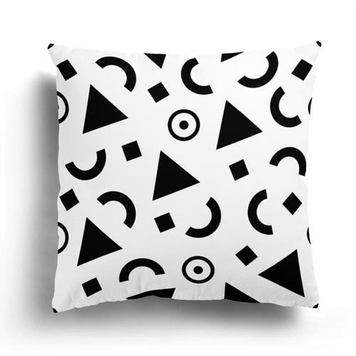 Nordic Black and White Simple Geometric Printing Pattern Cushion Cover Home Living Room Sofa Decoration Pillow Pillow Cover