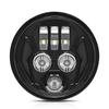 NEW-5.75" LED Motorcycle Headlight For Iron 883, Dyna, Wide Glide, Forty Eight, Super Glide, Nightster Daytime Running Light